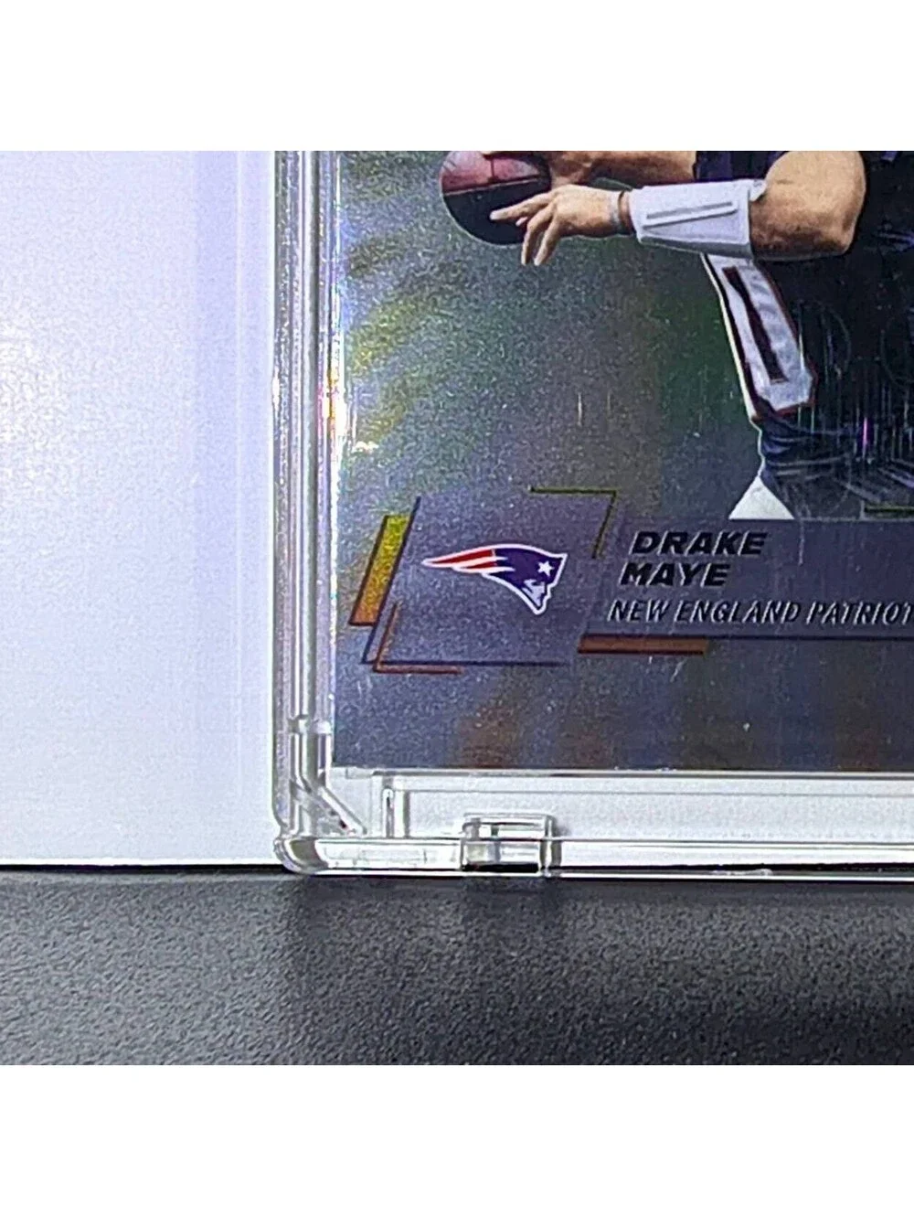 Drake Maye 2025 Topps Finest NFL #RF-5 Reflash Card New England Patriots
